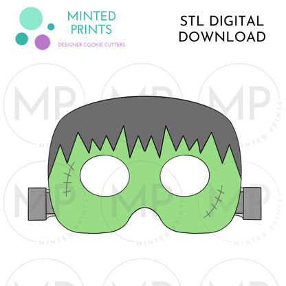 Frankenstein Mask Cookie Cutter STL DIGITAL DOWNLOAD