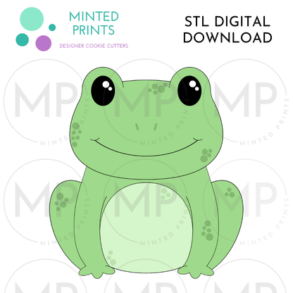 Frog Cookie Cutter STL DIGITAL DOWNLOAD