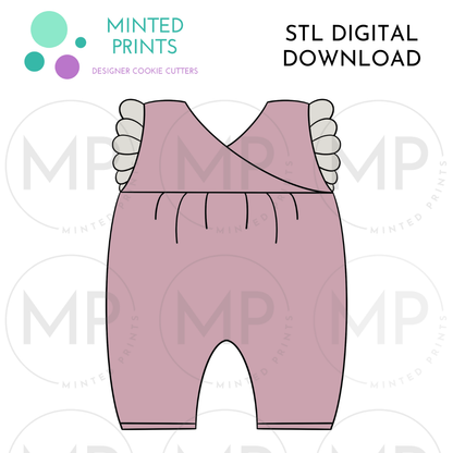 Girly Jumper 2 Cookie Cutter STL DIGITAL DOWNLOAD