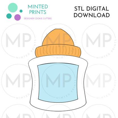 Glue Bottle Cookie Cutter STL DIGITAL DOWNLOAD