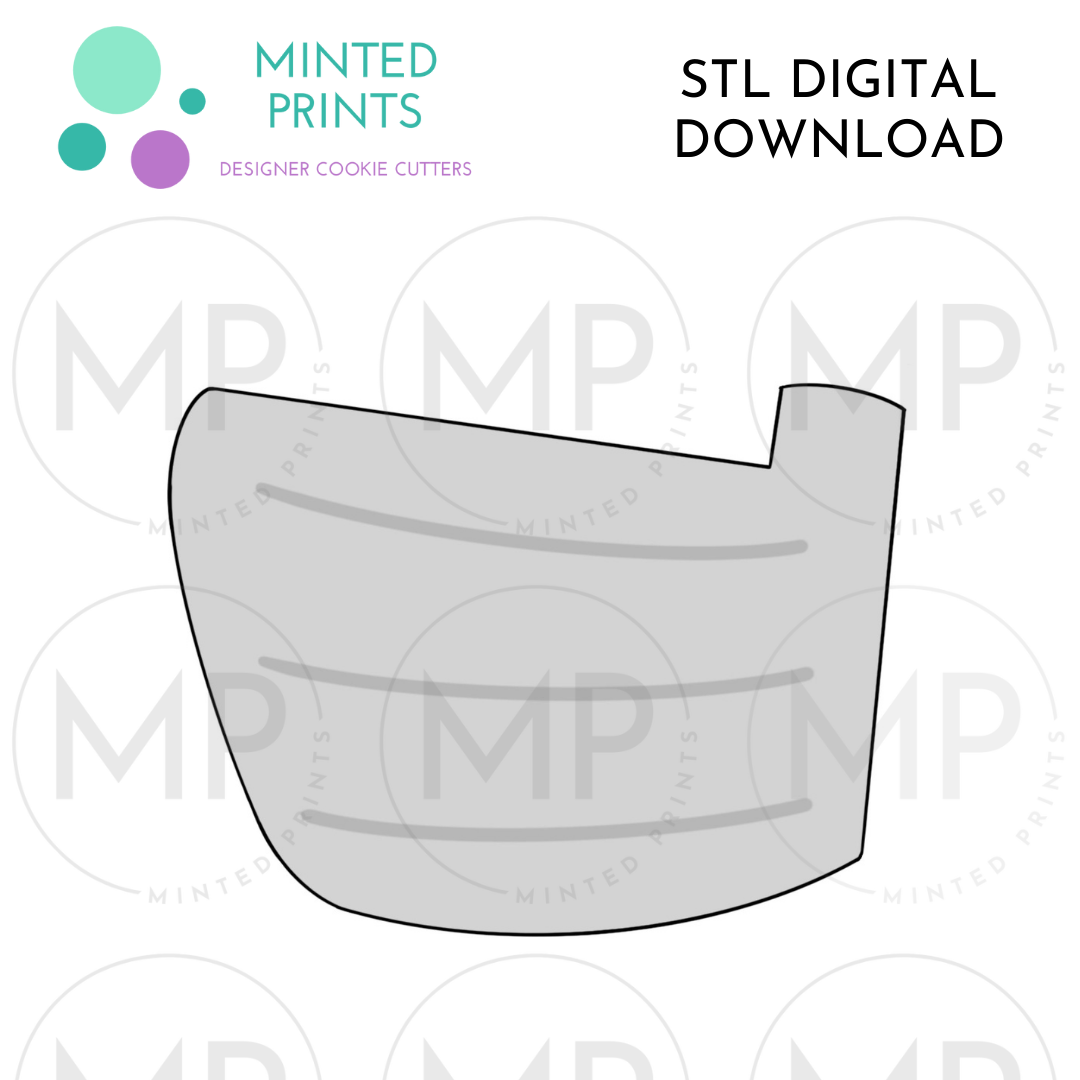 Golf Club Cookie Cutter STL DIGITAL DOWNLOAD