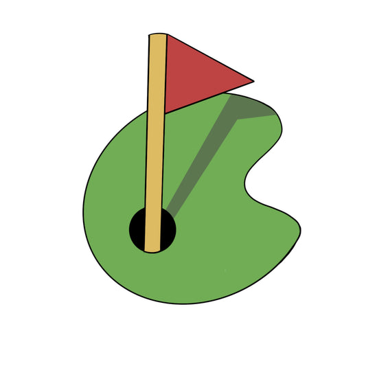 Golf Green with Flag Cookie Cutter & STLs