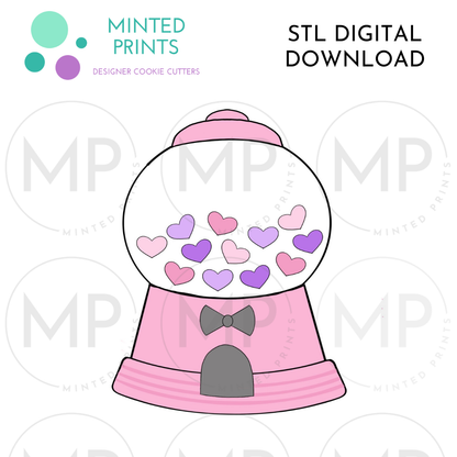 Gumball Machine Cookie Cutter STL DIGITAL DOWNLOAD