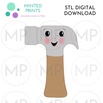 Hammer Cookie Cutter STL DIGITAL DOWNLOAD