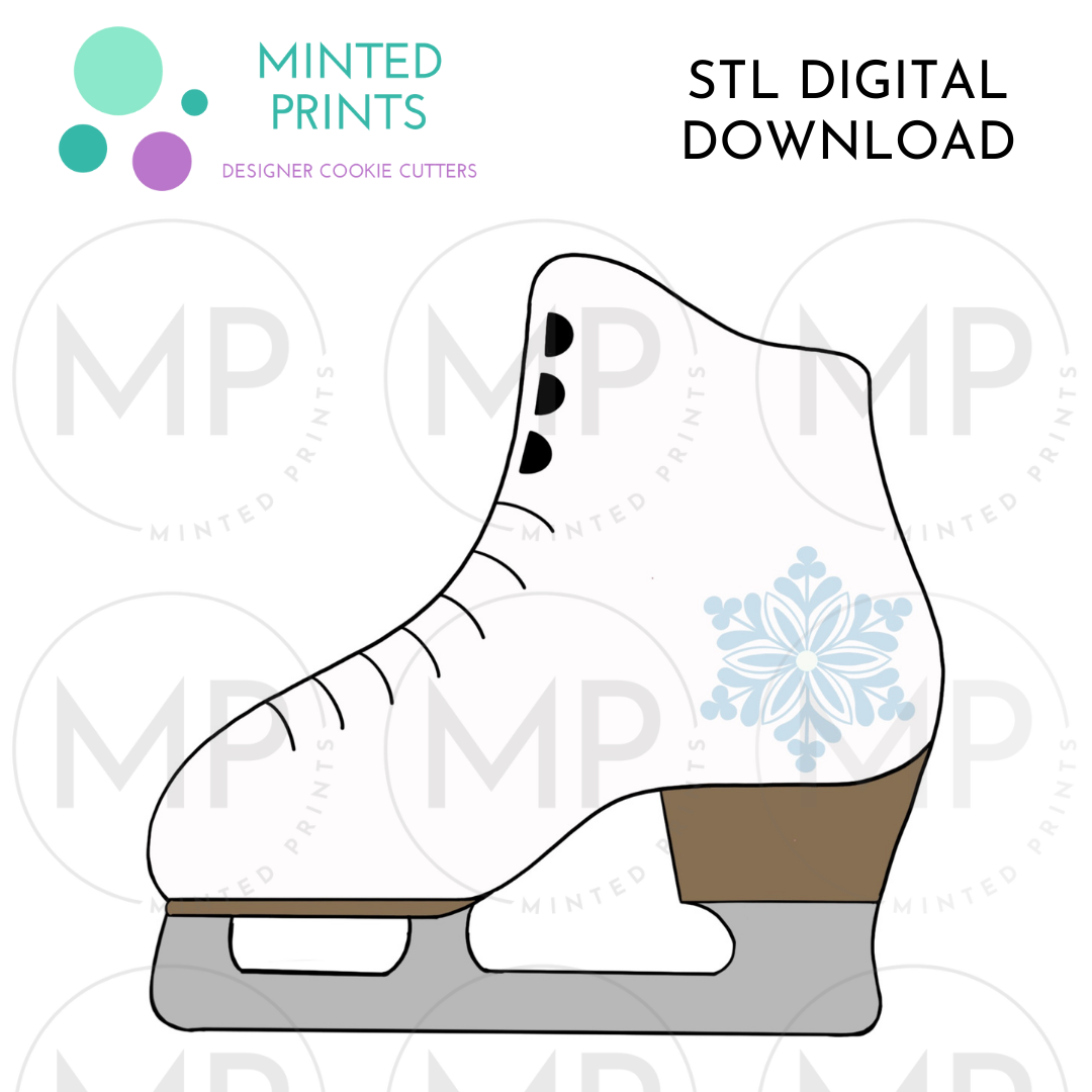 Winter Set of 12 Cookie Cutter STL DIGITAL DOWNLOAD