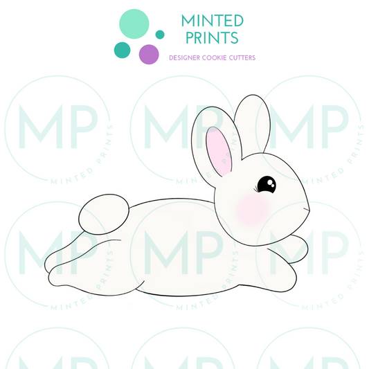 Jumping Bunny Cookie Cutter STL DIGITAL FILE
