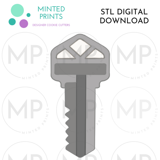 House Key Cookie Cutter STL DIGITAL DOWNLOAD