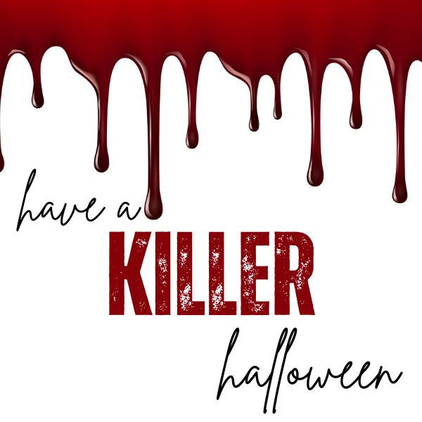 Killer Halloween 1 Cookie Tag, 2 Inch Square