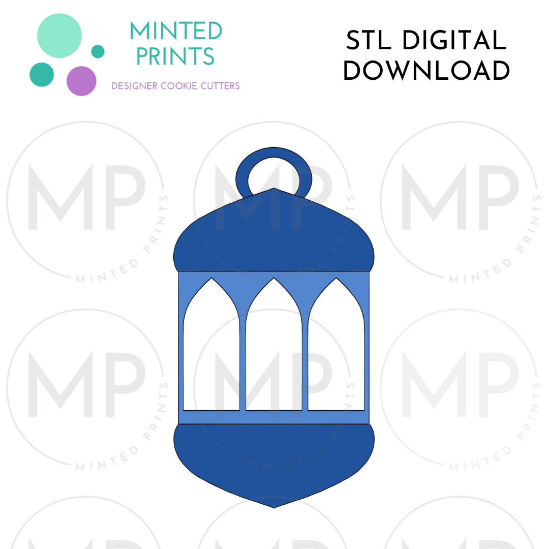 Lantern 2 Cookie Cutter STL DIGITAL DOWNLOAD