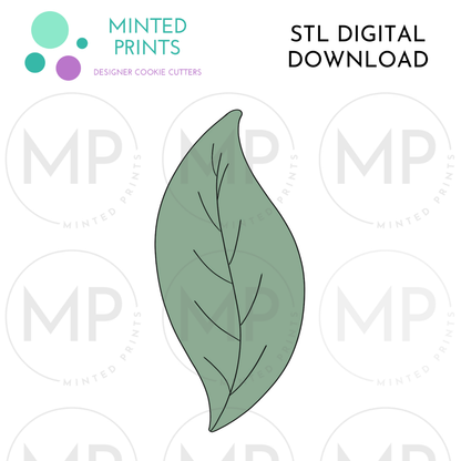 Leaf 2 Cookie Cutter STL DIGITAL DOWNLOAD