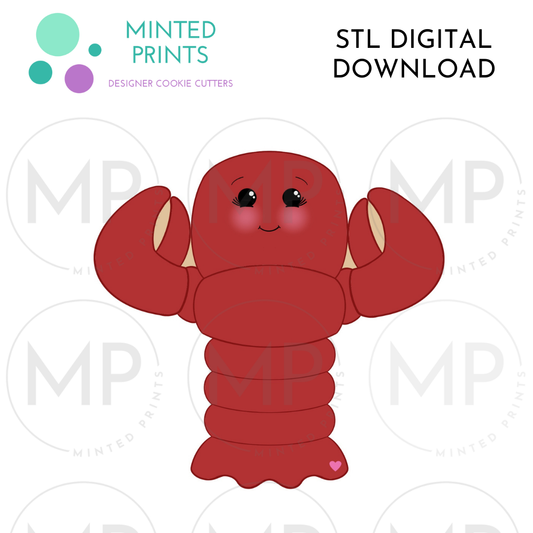 Lobster Cookie Cutter STL DIGITAL DOWNLOAD