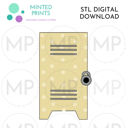 Locker Cookie Cutter STL DIGITAL DOWNLOAD