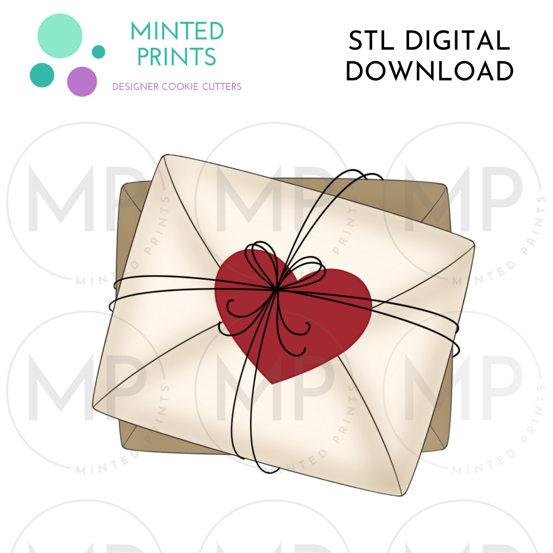 Love Letters Cookie Cutter STL DIGITAL DOWNLOAD