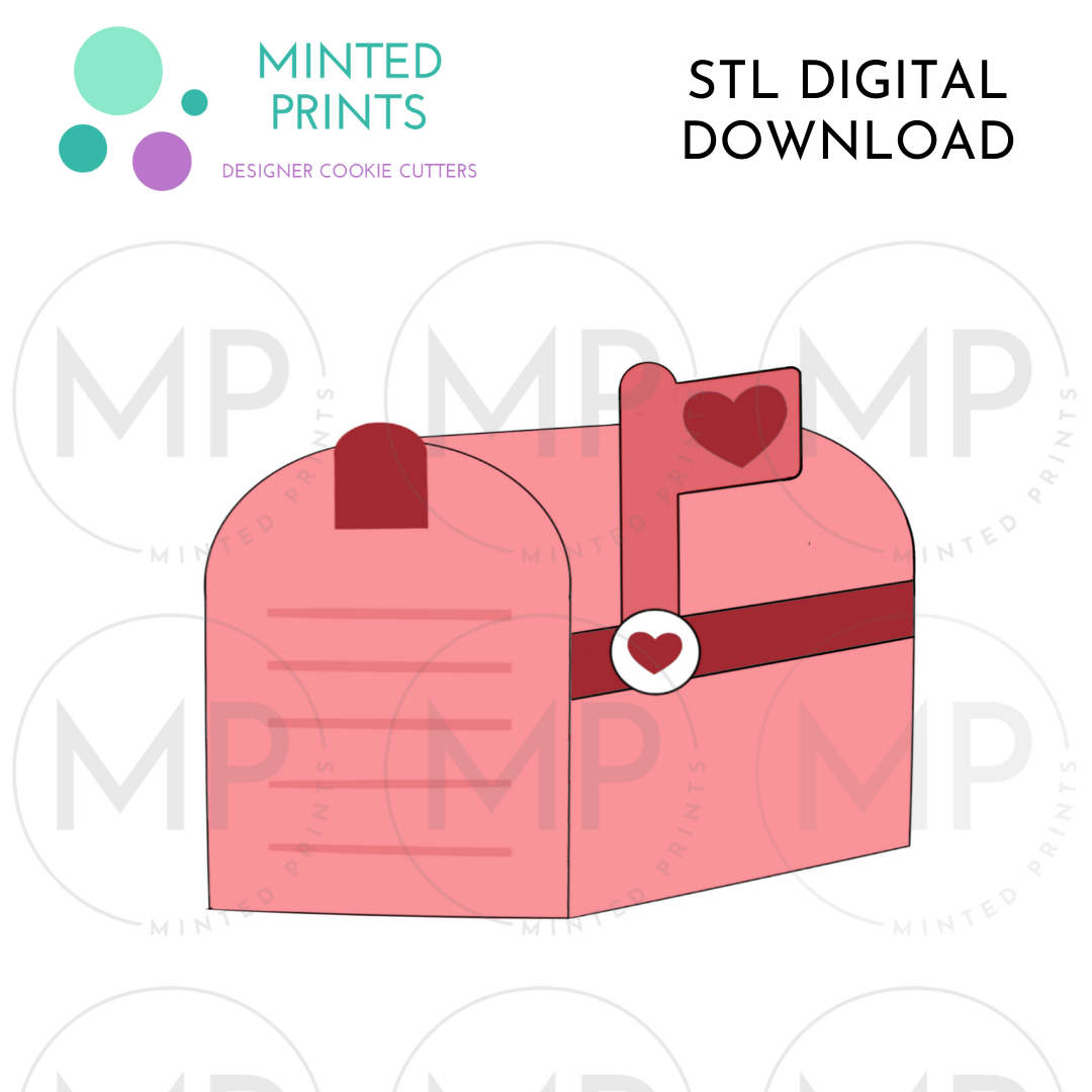 Mailbox Cookie Cutter STL DIGITAL DOWNLOAD