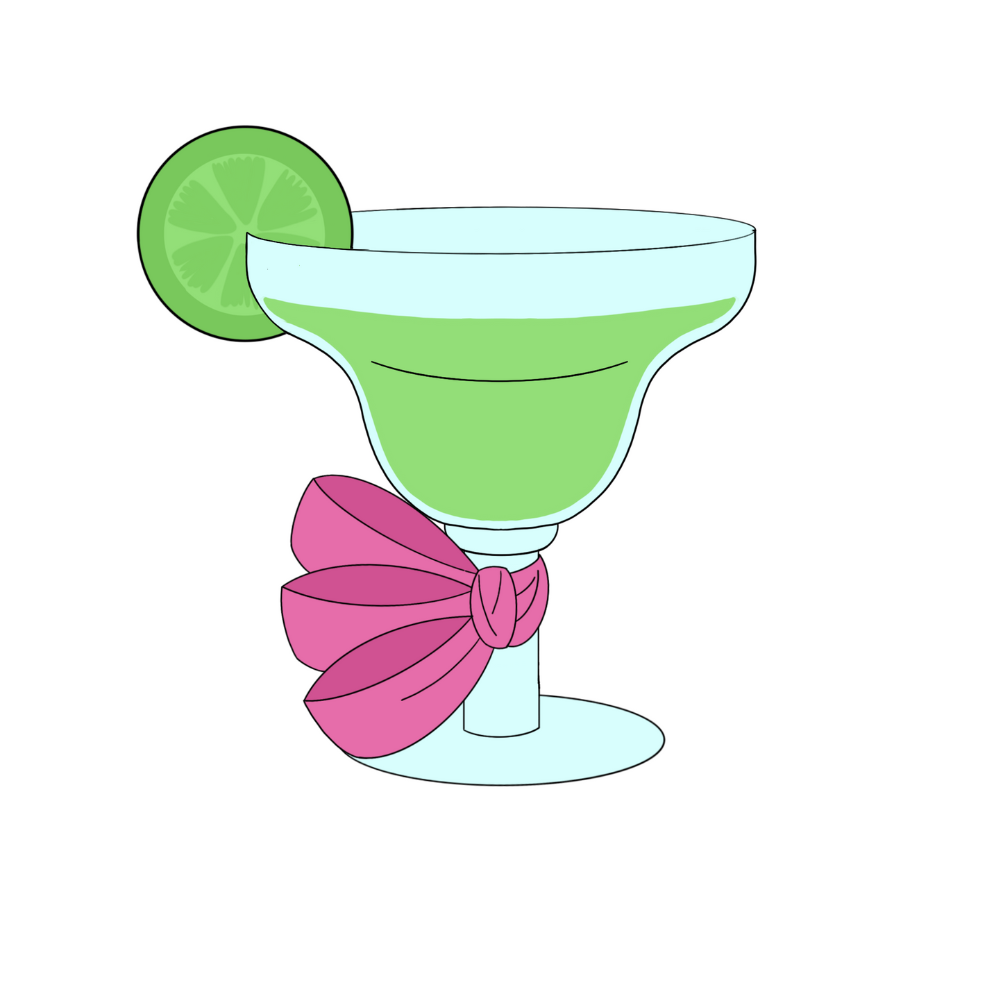 Margarita with Bow Cookie Cutter & STLs