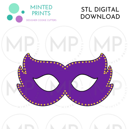 Mask Cookie Cutter STL DIGITAL DOWNLOAD