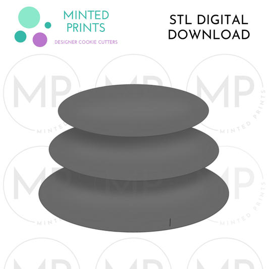 Massage Rocks Cookie Cutter STL DIGITAL DOWNLOAD