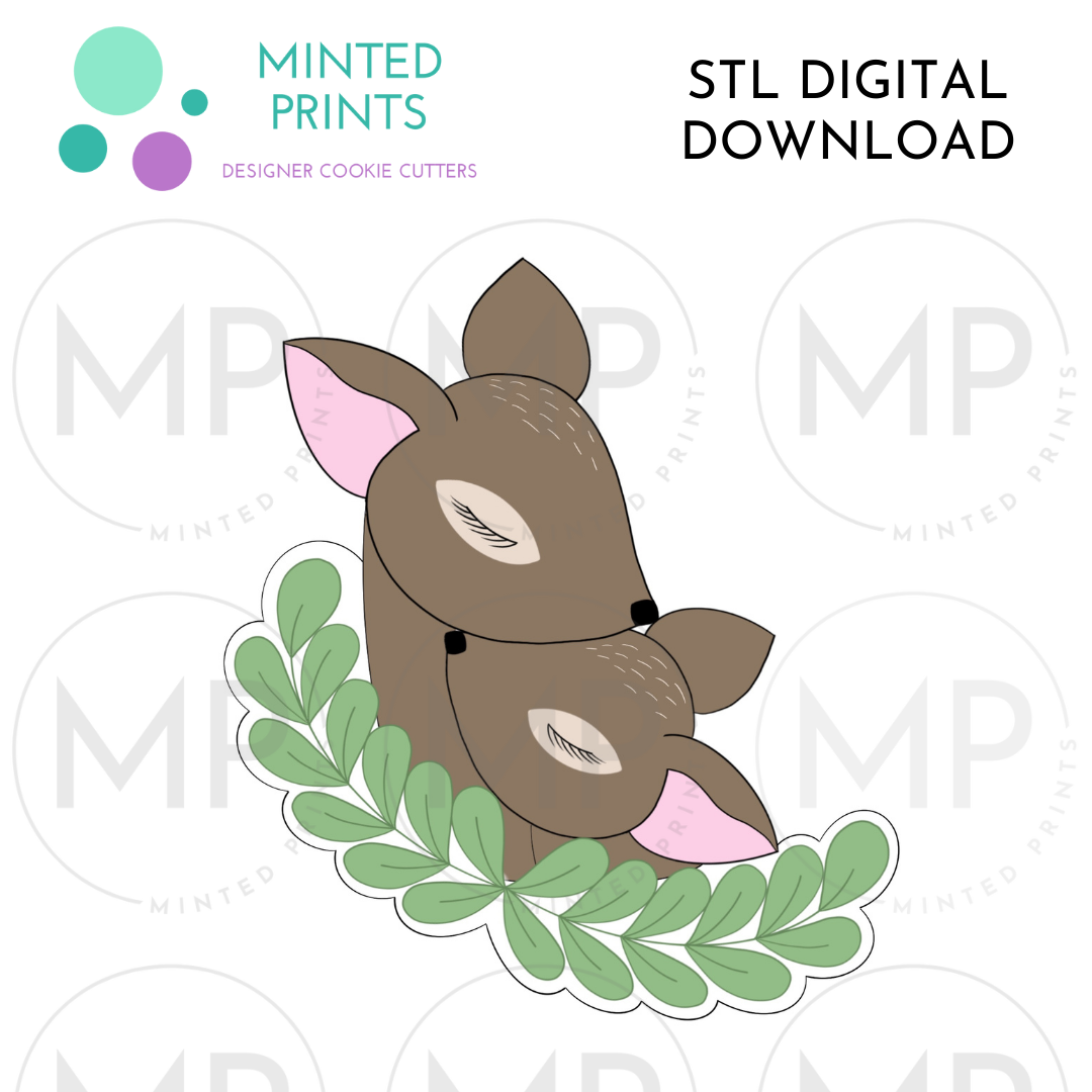 Momma Deer Cookie Cutter STL DIGITAL DOWNLOAD