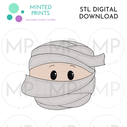 Mummy Cookie Cutter STL DIGITAL DOWNLOAD