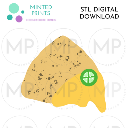 Nacho Chip Cookie Cutter STL DIGITAL DOWNLOAD