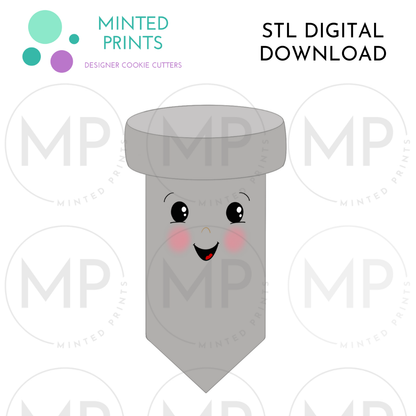 Nail Cookie Cutter STL DIGITAL DOWNLOAD