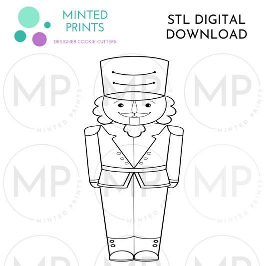 Nutcracker Doll Cookie Cutter STL DIGITAL DOWNLOAD