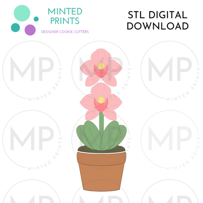 Orchid Puzzle (Set of 3) Cookie Cutter STL DIGITAL DOWNLOAD