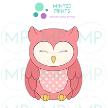 Load image into Gallery viewer, Owl &amp; Owl Always Love You Script Set of 2 Cookie Cutter and STL File
