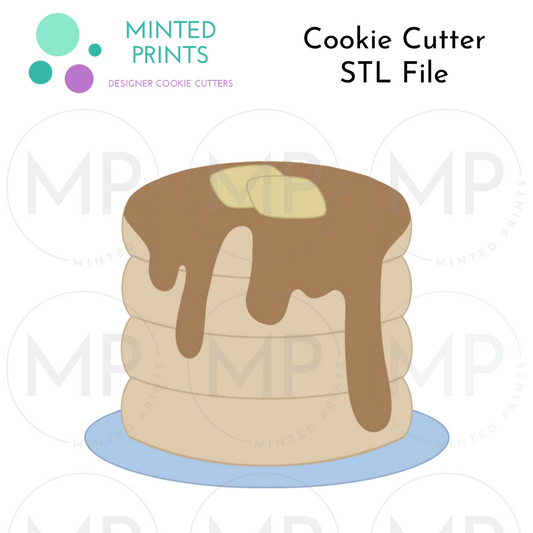 Pancakes 2024 Cookie Cutter STL DIGITAL FILE