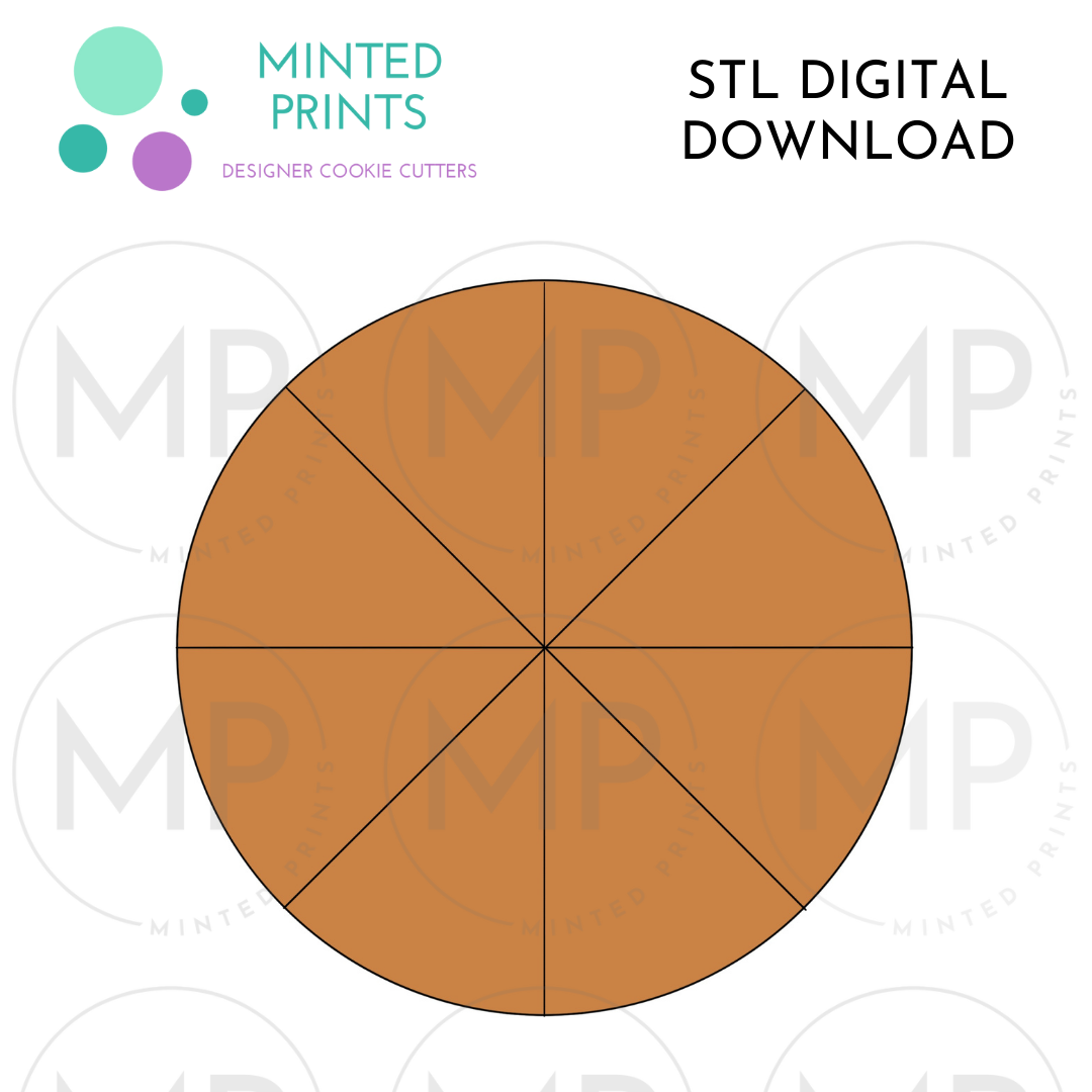 Pie Platter (Set of 3) Cookie Cutter STL DIGITAL DOWNLOAD