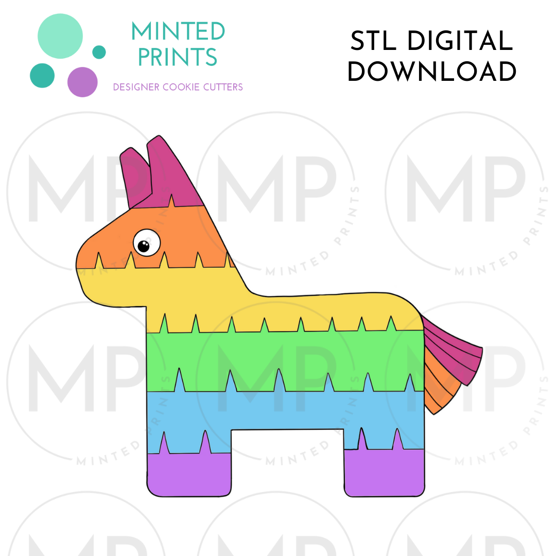 Pinata Cookie Cutter STL DIGITAL DOWNLOAD