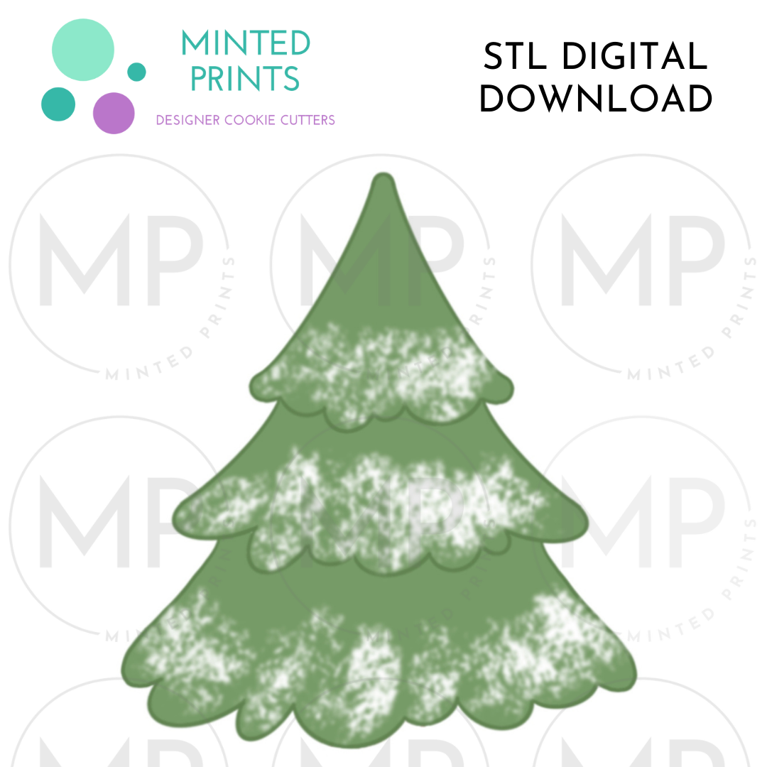 Winter Set of 12 Cookie Cutter STL DIGITAL DOWNLOAD