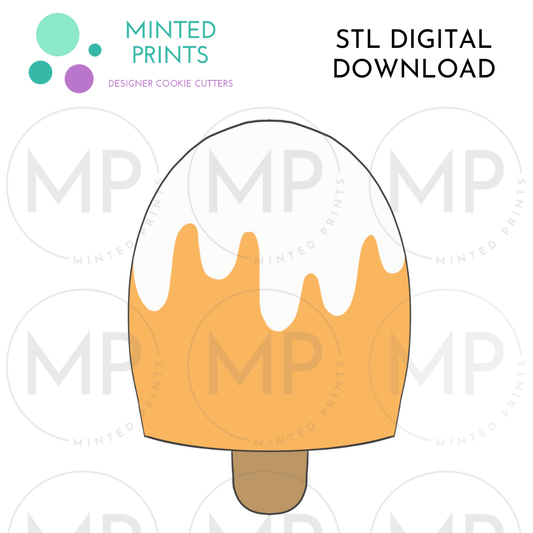 Popsicle with Stick Cookie Cutter STL DIGITAL DOWNLOAD