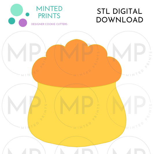 Pot of Gold Charm Cookie Cutter STL DIGITAL DOWNLOAD