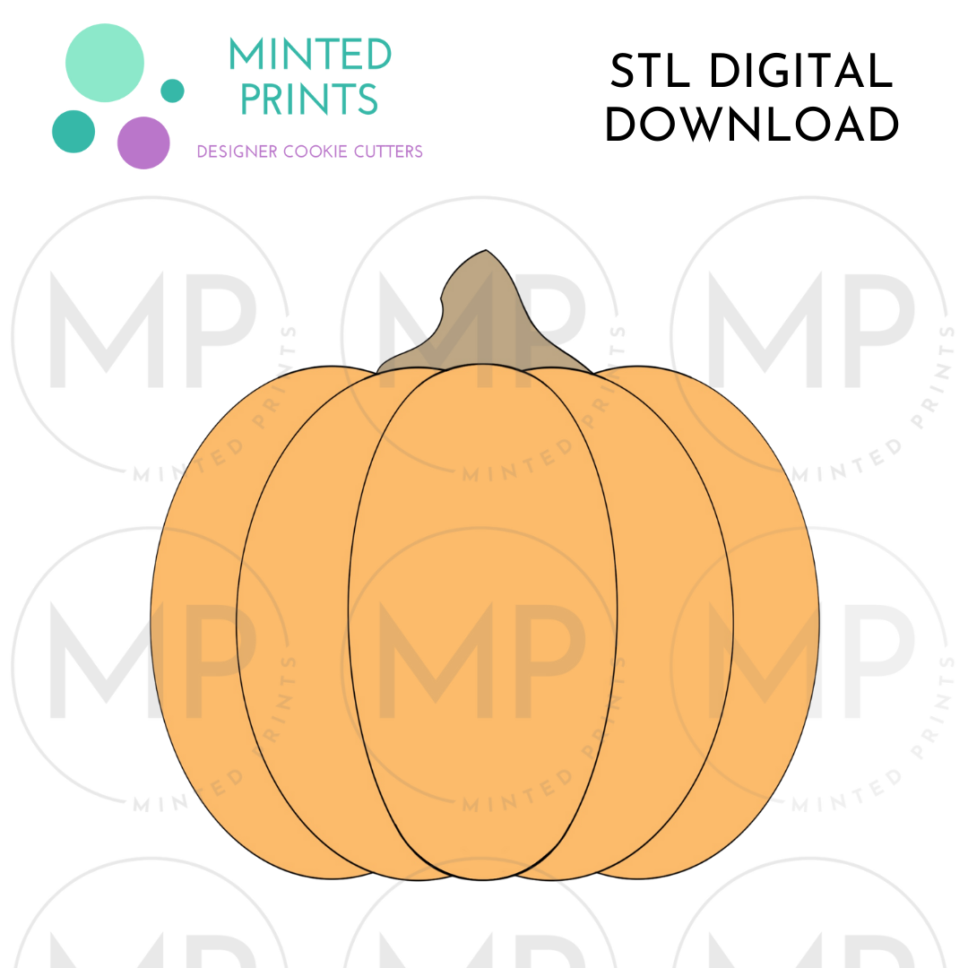 Pumpkin 2023 Cookie Cutter STL DIGITAL DOWNLOAD