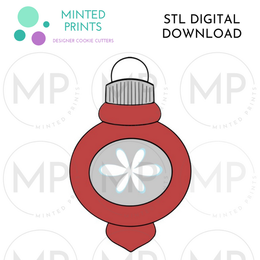 Retro Ornament 2 Cookie Cutter STL DIGITAL DOWNLOAD