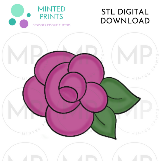 Rosette Cookie Cutter STL DIGITAL DOWNLOAD