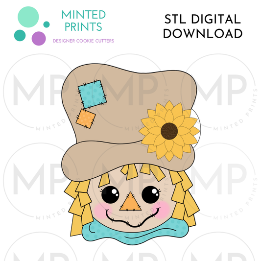 Scarecrow Cookie Cutter STL DIGITAL DOWNLOAD