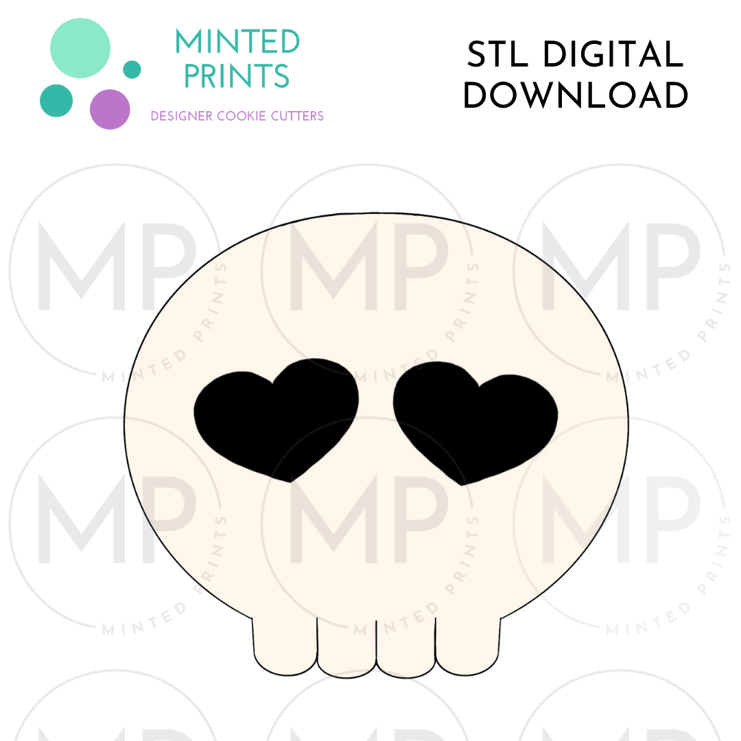 Skull 2023 Cookie Cutter STL DIGITAL DOWNLOAD