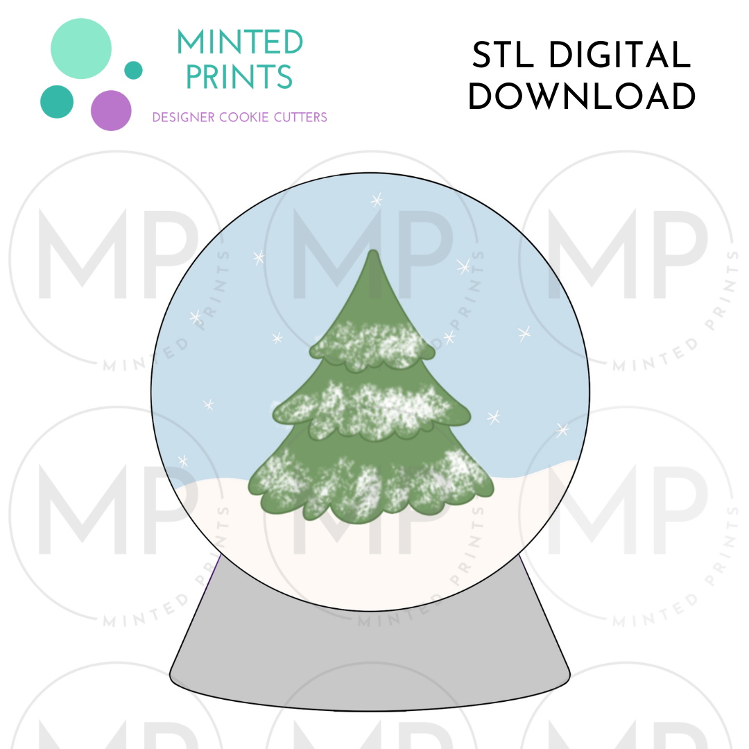 Winter Set of 12 Cookie Cutter STL DIGITAL DOWNLOAD