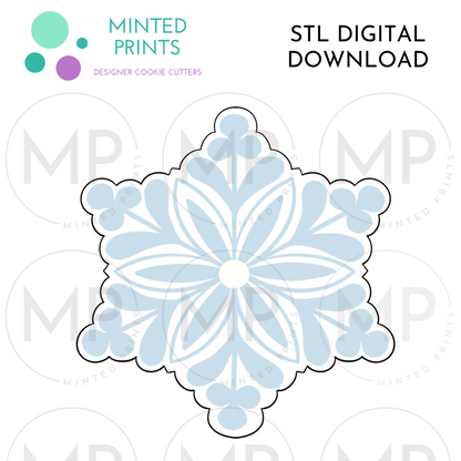 Winter Set of 12 Cookie Cutter STL DIGITAL DOWNLOAD