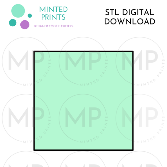 Squares Cookie Cutter STL DIGITAL DOWNLOAD