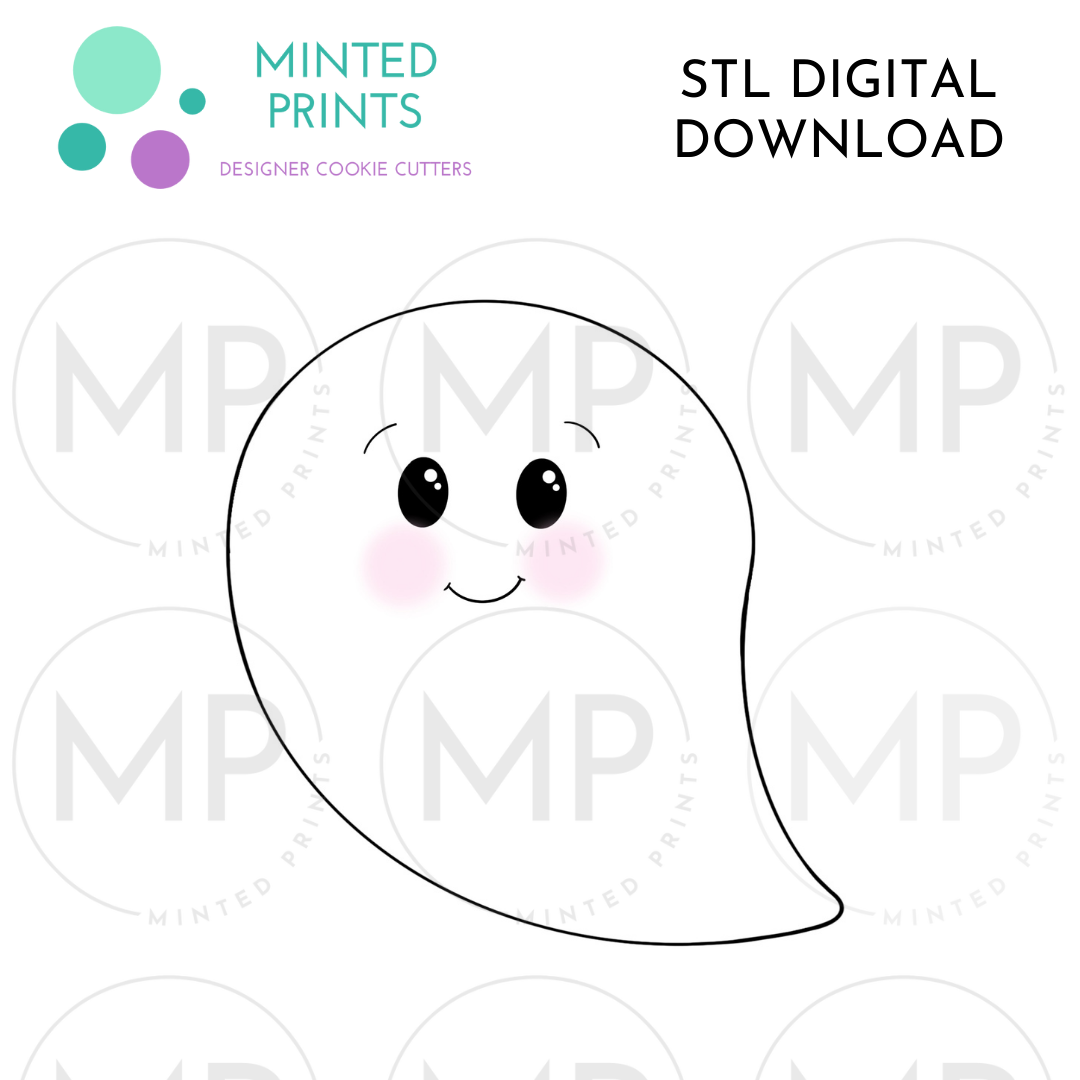 Ghost 2 Cookie Cutter STL DIGITAL DOWNLOAD