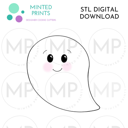 Ghost 2 Cookie Cutter STL DIGITAL DOWNLOAD