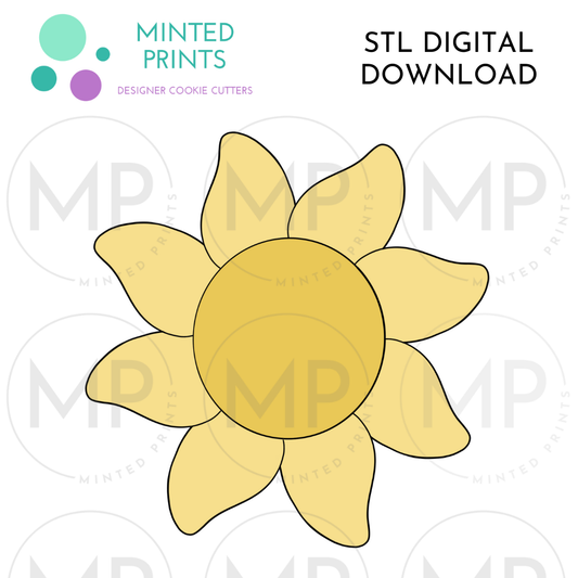 Sun #2 Cookie Cutter STL DIGITAL DOWNLOAD