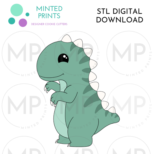 T-Rex Cookie Cutter STL DIGITAL DOWNLOAD