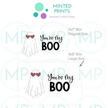 Load image into Gallery viewer, TS Ghost &amp; You&#39;re My Boo Script Set of 2 Cookie Cutter and STL File
