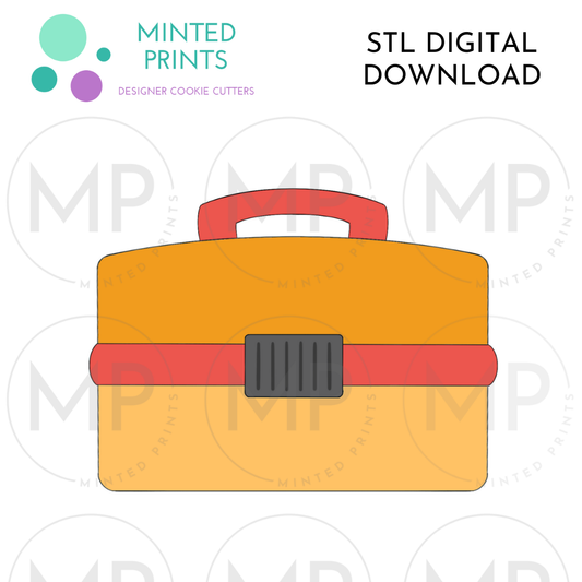 Tackle Box Cookie Cutter STL DIGITAL DOWNLOAD