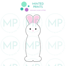 Load image into Gallery viewer, Tall Bunny Cookie Cutter STL DIGITAL FILE
