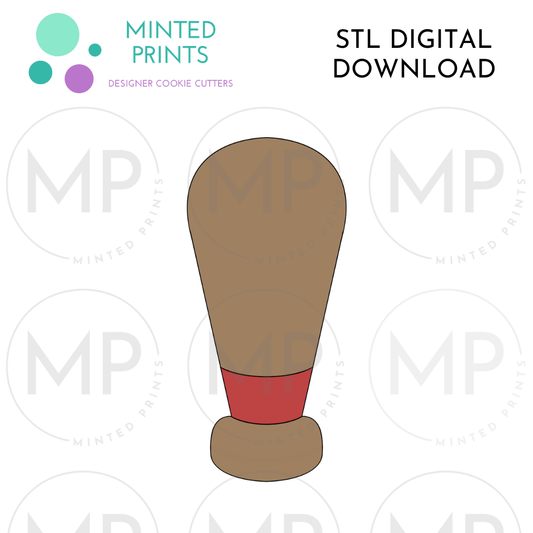 Tall Baseball Bat Cookie Cutter STL DIGITAL DOWNLOAD